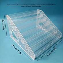 5/7 Layers Acrylic Nail Polish Display Rack, Multi-Layer Organizer Shelf, Makeup Cosmetic Glasses Jewelry Storage Box, Suitable For Home Living Room Office Decor, Bedside Table Organization, Birthday Gift - Clear - View 5