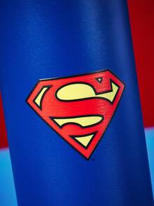 SUPERMAN X SHEIN Bình nước in hình, bình nước giữ nhiệt chân không màu xanh dương, cốc nước, cốc cầm tay. - Màu xanh lam - Xem 7
