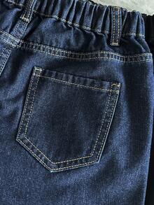SHEIN Shorts vaqueros informales y sueltos, paquete múltiple, todo a juego, para niñas - Multicolor - Ver 6