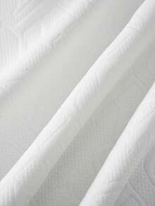 Manfinity Joysei Men's Letter Jacquard Tank Top And Shorts Casual Set - White - View 5