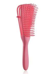 Sikat Rambut Bernapas dengan Sisir Bergaris 8 Gigi untuk Mengurai Rambut Keriting, Sisir Salon Anti Statis untuk Semua Jenis Rambut, Alat Penata Rambut, Aksesori untuk Wanita, Perjalanan, Rumah, Salon, Tukang Cukur - Berwarna merah muda - View 6