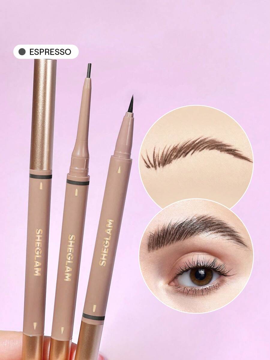 Brows On Demand 二合一眉筆-濃縮咖啡防水液體眉筆防汗防油眉毛填充勾勒眉毛霜凝膠化妝品眉毛 品牌 美容 化妝 化妝品 適合女性與女孩 完美搭配夏季春季 Y2K 時尚 流行 生日 母親節禮物 假期 派對準備就緒 最佳顏色 - Espresso - 查看 1
