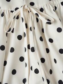 GlowEve Statement Polka Dot High Waist Women's Skirt - Multicolor - View 5