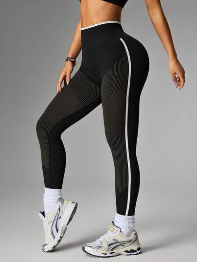 SHEIN Quần legging nữ cạp cao, kiểu dáng thường ngày, đa năng.