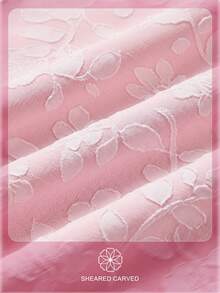 Enchnt Vestido de verano elegante de mujer con diseño jacquard cruzado y espalda descubierta - Rosa - Ver 7