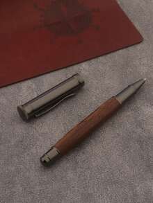 1 Bút bi gỗ Wenge màu xám, bút bi mực nước, bút viết văn phòng, bút ký tên cho nam nữ, quà tặng kèm mực có thể thay thế, chất liệu gỗ cao cấp, viết trơn tru. - Nhiều loại - Xem 7