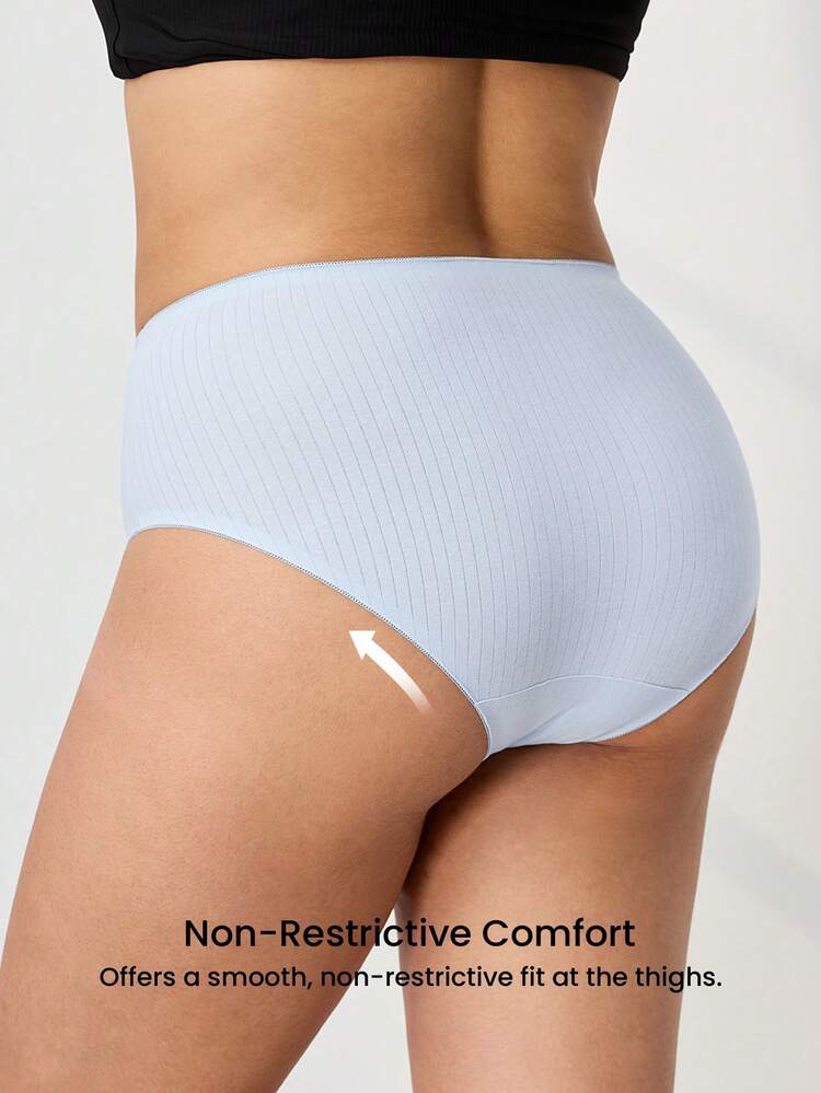 Plus 3-Pack High-Waist Briefs
