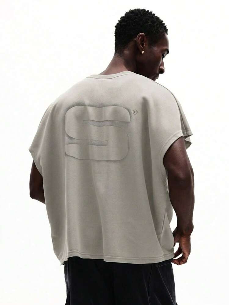 SUMWON Oversized Tank Top With Logo Print