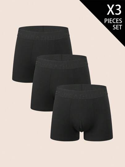 EverLounge 3条装男士黑色三角内裤（柔软舒适）