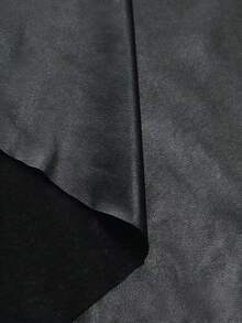 1PC Stretch Faux Leather Small Sheep Grain PU Leather Easy Clean Waterproof Synthetic Leather DIY Craft Material For Handmade Sewing Home Decor Bag Shoe Upholstery Elastic Soft Durable - black - View 7