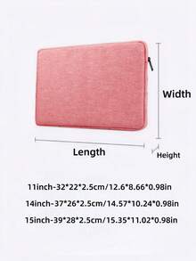 Ultra Slim Laptop Sleeve 11 14 15 Inch Splashproof Shockproof Portable Computer Case Lightweight Durable Zipper Bag For MacBook Tablet Padded Lining Anti Scratch - multicolor - View 12