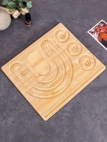 1PC Bamboo Beading Board For DIY Jewelry - Bracelet & Necklace Design Tray With Storage, High-Quality Craft Tool Mats, Perfect Gift For Girlfriends, No Power Required - primary color - View 3
