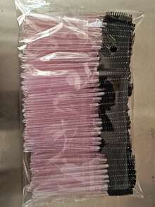 Bộ 200/100/50 cọ chải mi, cọ chải mascara (có hộp đựng), cọ chải lông mày dùng một lần, cọ nối mi, cọ chải lông mày, cọ thoa dầu thầu dầu (dạng bột pha lê), quà tặng kèm theo. - màu đen - Xem 10