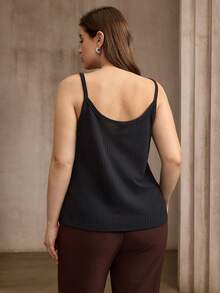 Flouryn Set de 3 piezas de camisetas de punto de unicolor para mujer de talla grande - Multicolor - Ver 4