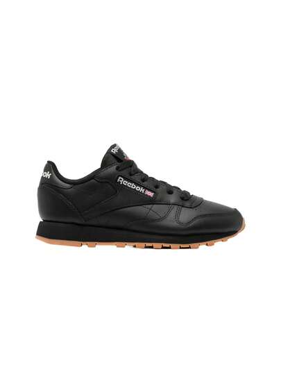 Reebok Classic Leather Women's Casual Athletic Shoes Core Black/Pure Grey 1000084931076