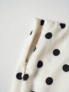 GlowEve Statement Polka Dot High Waist Women's Skirt - Multicolor - View 6