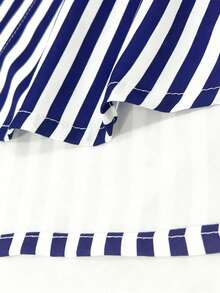 Resyla 女士仿牛仔拼接休闲长袖衬衫 / 夏季 - 彩色 - 查看 3