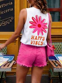 Women's Western Cowboy Print T-Shirt - "Exquisite Graphic Print" Design, Casual Crew Neck, Lightweight And Breathable, Suitable For Spring/Summer Wardobe, Spring/Summer Top | Machine Washable Shirt - White - View 5