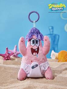 SpongeBob SquarePants | POKOJA LAND 1pc Co-Branded 3D Plush Charm, Cute Standing Shape, Classic Design, Can Be Hung On Bags, Schoolbags, Suitable For All Ages Including Teens & Adults, A Unique Gift For Birthday Or Anniversary - Pink - View 1
