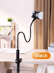 Giá đỡ điện thoại di động tiện dụng, đế xoắn ốc, phụ kiện để bàn cạnh giường ngủ, giá đỡ điện thoại/máy tính bảng đặt cạnh giường. - màu đen - Xem 1