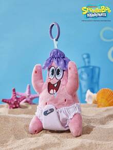 SpongeBob SquarePants | POKOJA LAND 1pc Co-Branded 3D Plush Charm, Cute Standing Shape, Classic Design, Can Be Hung On Bags, Schoolbags, Suitable For All Ages Including Teens & Adults, A Unique Gift For Birthday Or Anniversary - Pink - View 4