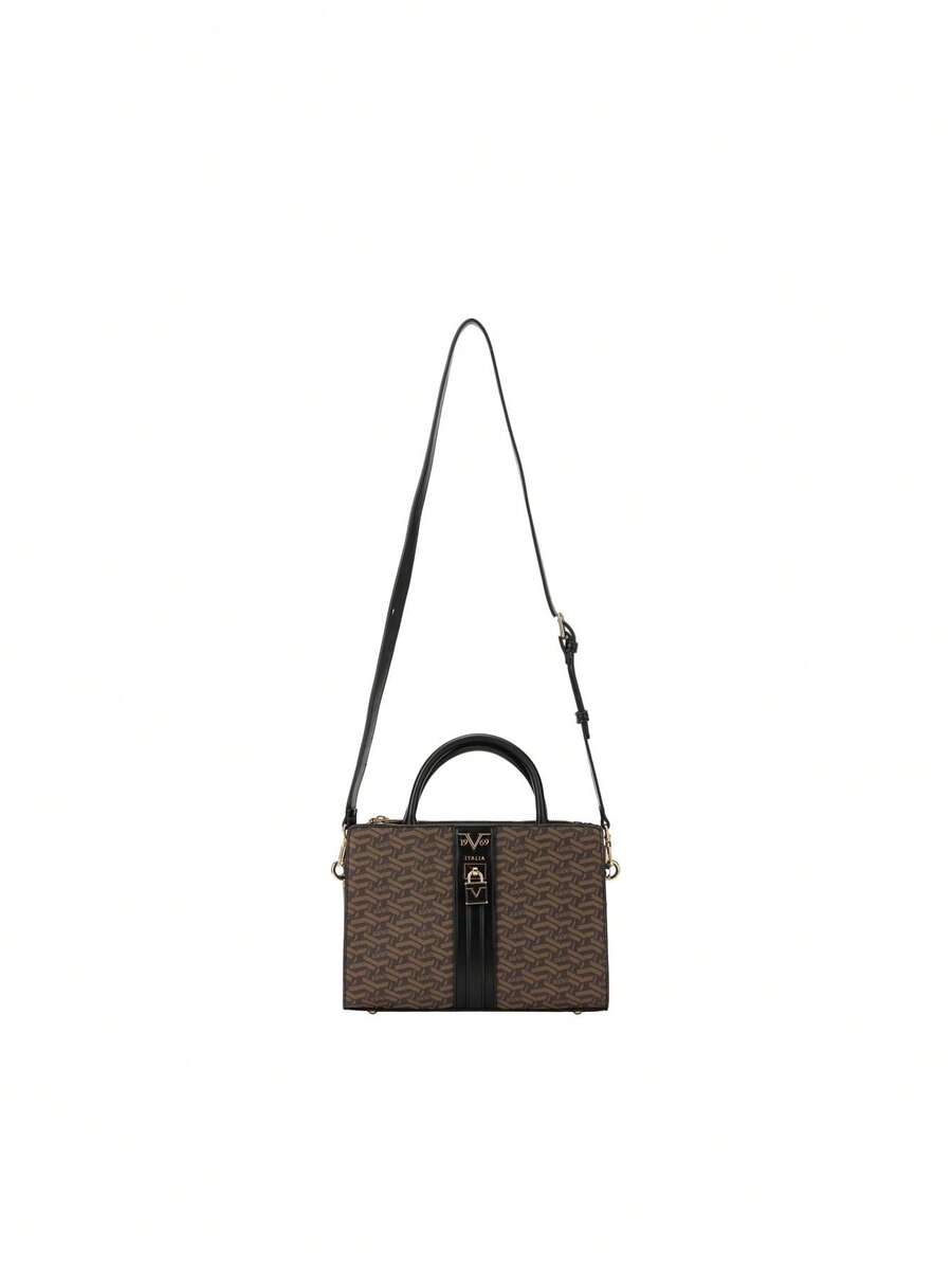 Lisana Aop Women's Top Handle Bags Brown - Brown - View 1
