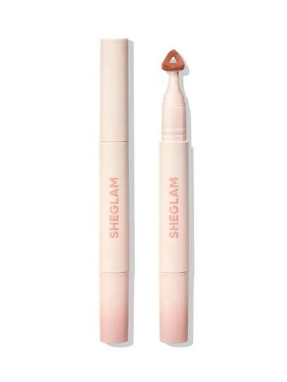 SHEGLAM Marshmallow Puff Lip Blur Pen-212 Rose Creme Brand Beauty Makeup Face Paint Cosmetic For Women Girls Perfect For Spring Summer Ideal For Y2K Fancy Fashion Suitable For Birthday Mother'S Day Gift Rave Party Ready Best Color