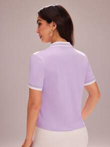 CourtClass Women Tennis Clothing - Mauve Purple - View 2