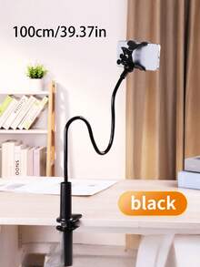 Giá đỡ điện thoại di động tiện dụng, đế xoắn ốc, phụ kiện để bàn cạnh giường ngủ, giá đỡ điện thoại/máy tính bảng đặt cạnh giường. - màu đen - Xem 9