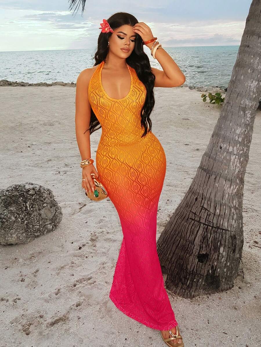 SHEIN SXY Women Long Dresses - Multicolor - View 1