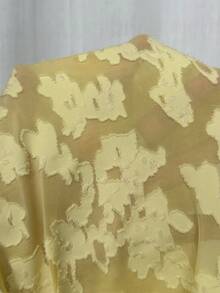 CovetEZ 黄色休闲女式镂空腰部系带吊带背心 - 黃色 - 查看 7