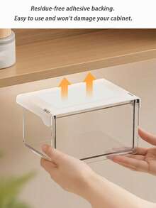 SpaceSaving Expandable Mirror Cabinet With Under Storage Box And Hanging Rack Bathroom Vanity Organizer For Cotton Pads Lipstick Swabs With Hidden Pull Out Drawer Shelf Cosmetic Storage - Multicolor - View 13