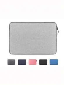 Ultra Slim Laptop Sleeve 11 14 15 Inch Splashproof Shockproof Portable Computer Case Lightweight Durable Zipper Bag For MacBook Tablet Padded Lining Anti Scratch - multicolor - View 1