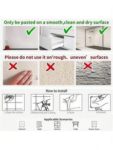 1 Rollo de papel tapiz autoadhesivo con hojas y flores de estilo bohemio otoñal, papel de contacto impermeable y removible para muebles, gabinetes de cocina y cajones, fácil de instalar - Unitalla - Ver 3