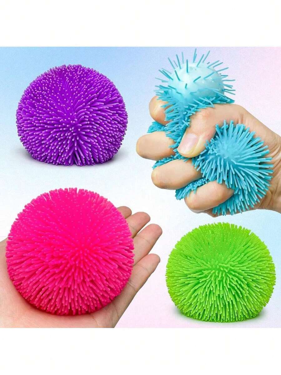 MINKOJA MINKOJA 1 pezzo Palla sensoriale antistress colorata, giocattolo antistress, palla sensoriale antistress e giocattolo schiacciaile per sacchetti regalo, bomboniere, giocattolo da schiacciare, giocattolo sensoriale, bomboniere per feste di compleanno - Multicolore - Visualizzare 1