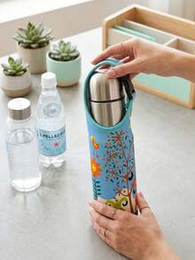 Joivida 1 Buah/3 Buah Ukuran Universal, Struktur Anti Jatuh Isolasi Panas, Warna Polos, Sarung Botol Air dengan Pegangan, Untuk Perjalanan Sehari-hari dan Aktivitas Luar Ruangan, Tas Pelindung Gelas Portabel dengan Tali - View 14