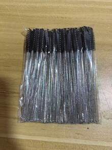 Cọ chuốt mascara dùng một lần, cọ chải mi, cỡ S, thích hợp cho lông mày và nối mi, màu đỏ, cọ kẻ lông mày, cọ tán phấn mắt, cọ trang điểm. - màu đen - Xem 9