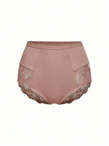 3pcs Contrast Lace Panty Lingerie - Multicolor - View 9