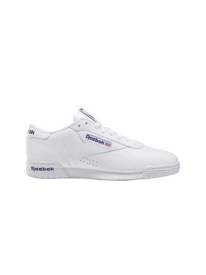 Reebok Ex-O-Fit Clean Logo Int Men's Casual Athletic Shoes Intense White Royal Blue Royal Blue 1000001691022