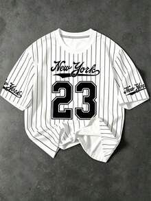 Manfinity EMRG 男士全印花圆领短袖T恤 - 彩色 - 查看 2