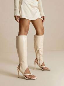 MUSERA 女士高跟凉鞋 - 米色 - 查看 6