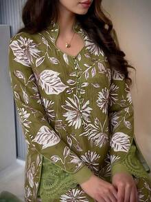 Yasmyna Nuevo vestido casual y cómodo con estampado floral para vacaciones - Multicolor - Ver 1
