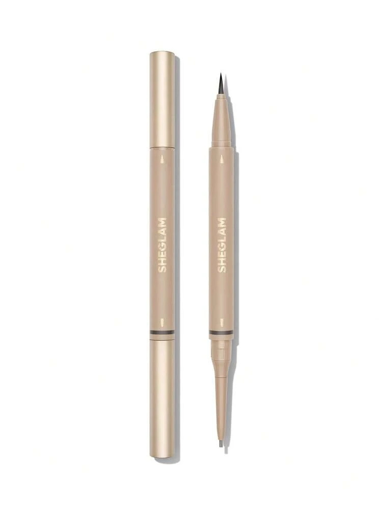 SHEGLAM LáPiz Para Cejas 2 En 1 Brows On Demand-LáPiz LíQuido Para Cejas Espresso, Resistente Al Agua, A Prueba De Sudor, Antigrasa, , Para Rellenar Y Delinear Las Cejas, Maquillaje En Gel Para Cejas, Para Navidad Y Marca Belleza Maquillaje Maquullaje CosméTica Para Mujeres NiñAs Perfecto Para Invierno Primavera Verano Ideal Para Y2K Elegante Moda Adecuado Para CumpleañOs DíA De La Madre Regalo Fiesta Listo Mejor Color - Espresso - Añade 7