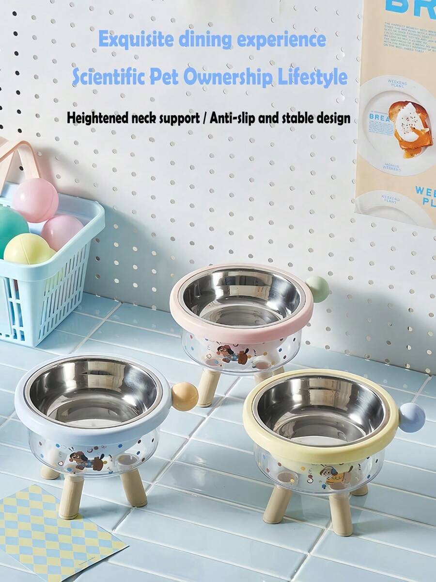 Heavy Duty Stainless Steel Pet Bowl Non Slip Base Anti Tip Extra Large Capacity Dishwasher Stable Dog Cat Feeding Station Premium - multicolor - View 1