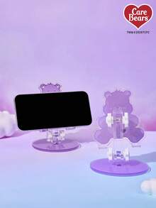 Care Bear X Joivida 1 Piece Bears Cartoon Acrylic Phone Stand, Adjustable Desktop Holder With Rainbow Pattern, Universal For Smartphones/Tablets, Cute Desk Accessory For Home/Office - Multicolor - View 6