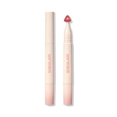SHEGLAM Marshmallow Puff 립 블러 펜-330 Red Teddy 브랜드 뷰티 메이크업 화장품 여성과 소녀를 위한 완벽한 여름 봄 이상적인 Y2K 화려한 패션 생일 어머니의 날 기프트 파티 준비 완료 최고 색상
