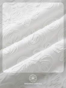 Enchnt 无肩带碎花连衣裙 - 白色 - 查看 7