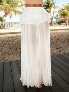 SHEIN SXY Women Skirts - White - View 2