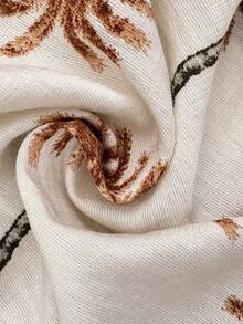 SHEIN Clasi 女士舒适夏季度假连体裤 - 杏色 - 查看 4