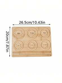1PC Bamboo Beading Board For DIY Jewelry - Bracelet & Necklace Design Tray With Storage, High-Quality Craft Tool Mats, Perfect Gift For Girlfriends, No Power Required - primary color - View 7